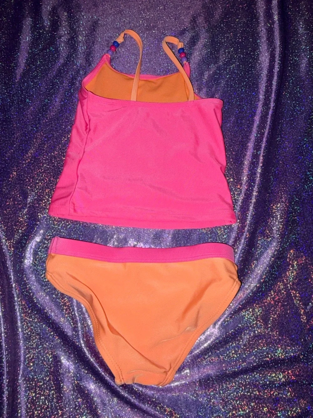 Girls Pink Swimsuit